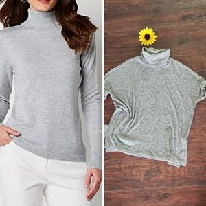 Aerie Turtleneck Gray Sweden top 🫐